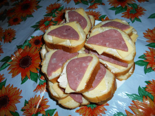 Картинка еда бутерброды +гамбургеры +канапе хлеб колбаса