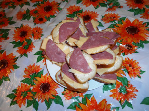 Картинка еда бутерброды +гамбургеры +канапе колбаса хлеб