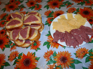 Картинка еда бутерброды +гамбургеры +канапе сыр хлеб колбаса