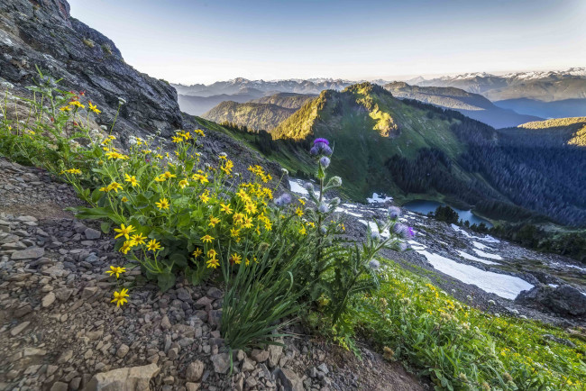 Обои картинки фото природа, горы, простор