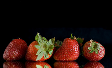 Картинка еда клубника +земляника снедь