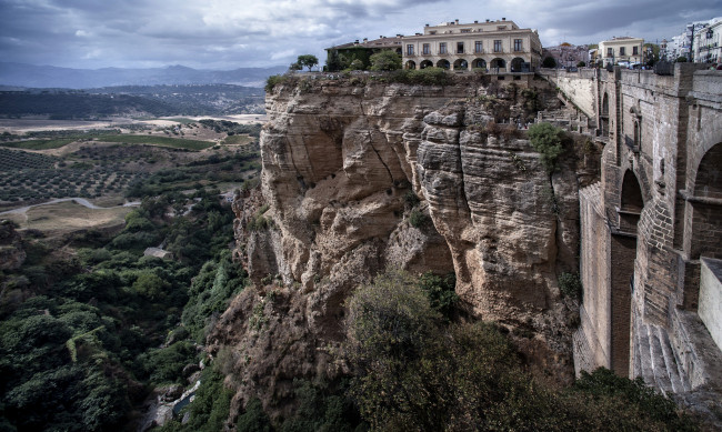 Обои картинки фото spain,  ronda, города, - панорамы, простор