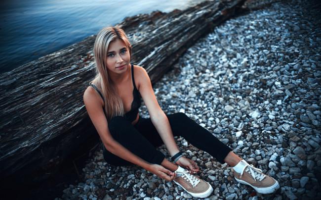 Обои картинки фото девушка, девушки, -unsort , блондинки,  светловолосые, модель, анна, столяр