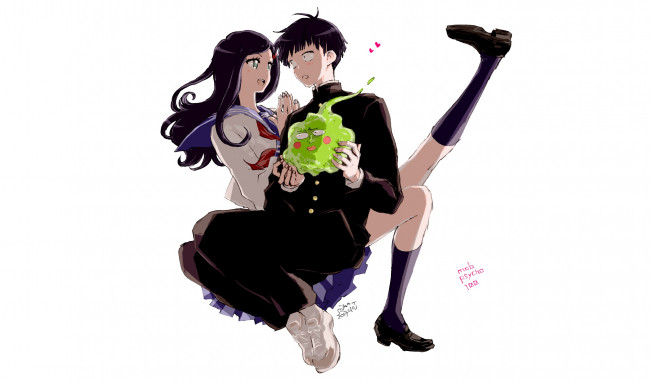 Обои картинки фото аниме, mob psycho 100, моб, психо, 100