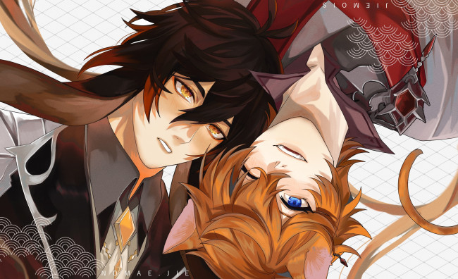 Обои картинки фото аниме, genshin impact, genshin, impact