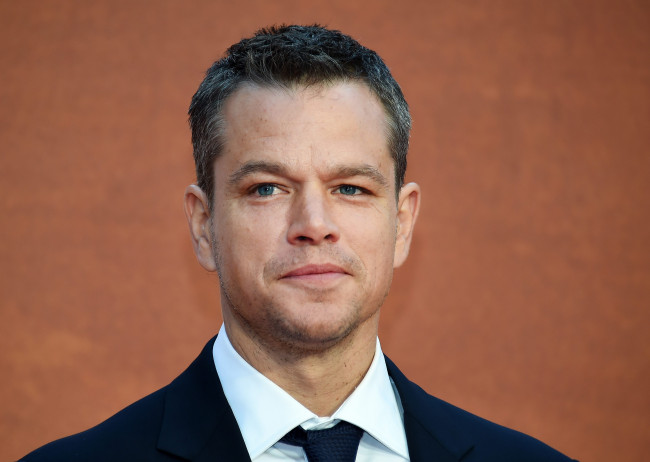 Обои картинки фото мужчины, matt damon, актер, лицо, костюм