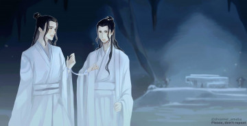 Картинка рисованное кино +мультфильмы вэй усянь лань ванцзы лента пещера