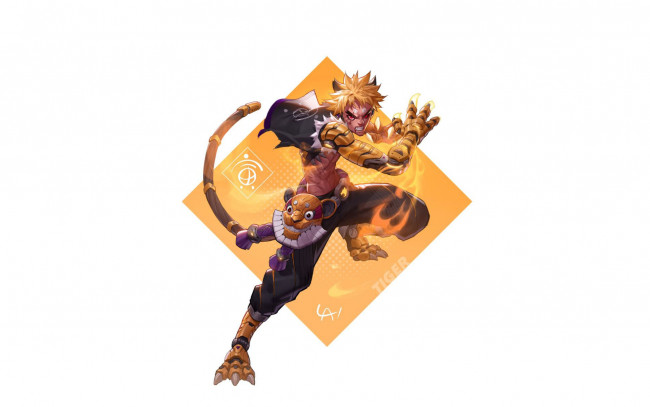 Обои картинки фото фэнтези, роботы,  киборги,  механизмы, тигр, киборг, маска