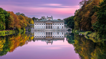 обоя lazienki palace, города, варшава , польша, lazienki, palace