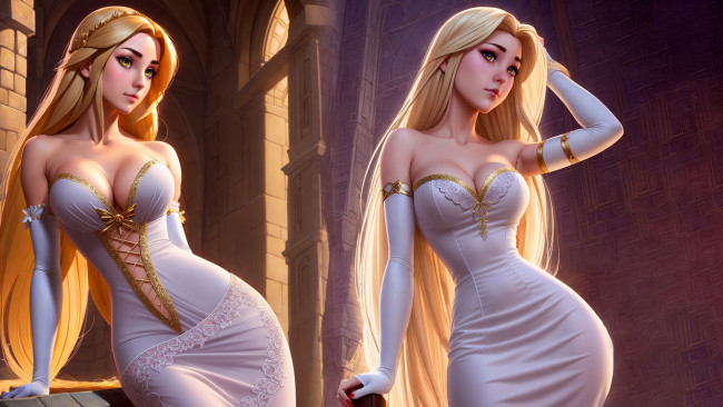 Обои картинки фото мультфильмы, tangled, rapunzel