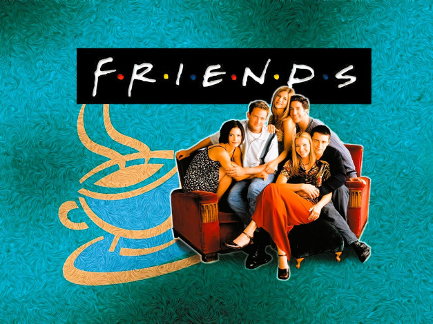 Обои картинки фото кино фильмы, friends, друзья, диван