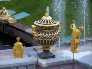 Картинка петергоф нижний парк лето 2005 города санкт петербург россия