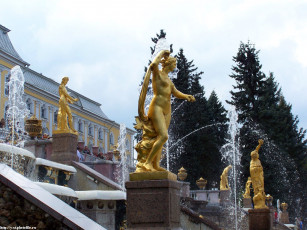 Картинка петергоф нижний парк лето 2005 города санкт петербург россия