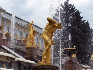 Картинка петергоф нижний парк лето 2005 города санкт петербург россия