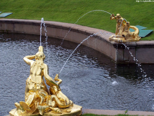 Картинка петергоф нижний парк лето 2005 города санкт петербург россия