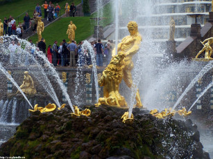 Картинка петергоф нижний парк лето 2005 города санкт петербург россия