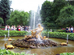 Картинка петергоф нижний парк лето 2005 города санкт петербург россия