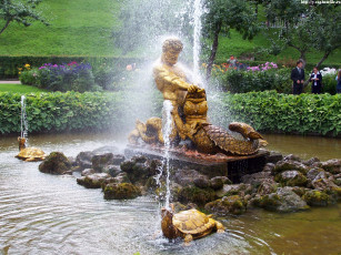 Картинка петергоф нижний парк лето 2005 города санкт петербург россия