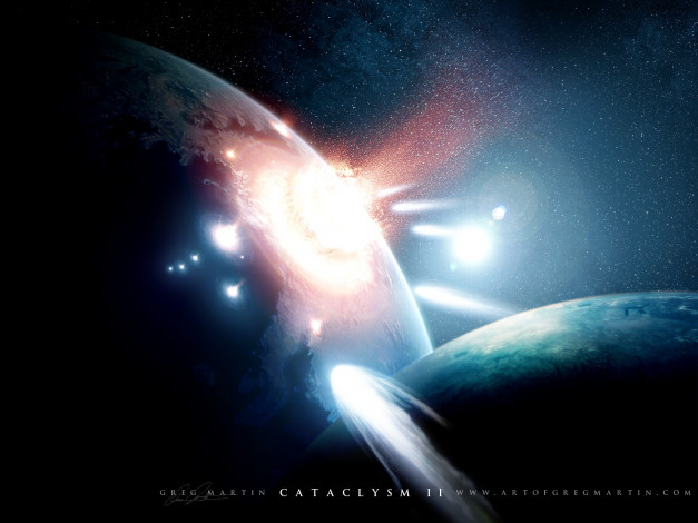 Обои картинки фото cataclysm, космос, арт
