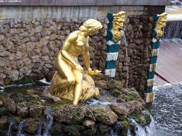 Обои картинки фото петергоф, нижний, парк, лето, 2005, города, санкт, петербург, россия