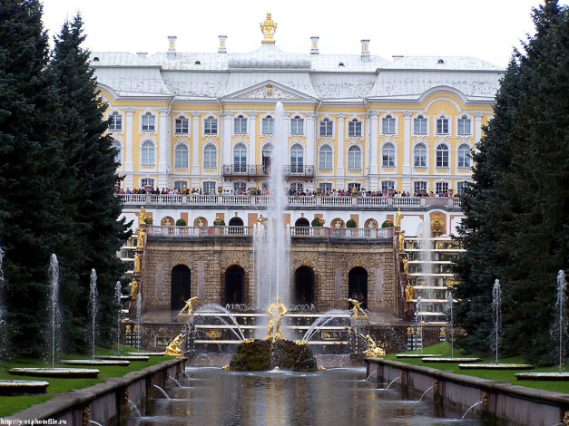 Обои картинки фото петергоф, нижний, парк, лето, 2005, города, санкт, петербург, россия
