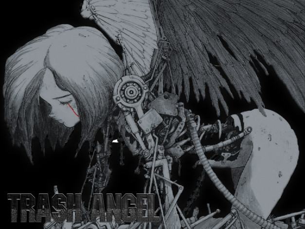 Обои картинки фото аниме, battle, angel, alita