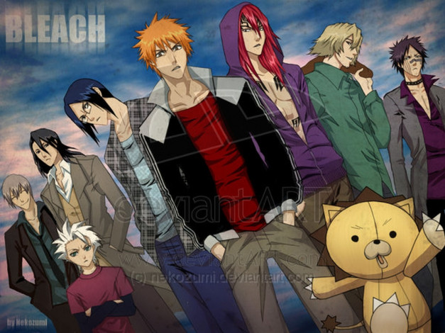 Обои картинки фото аниме, bleach