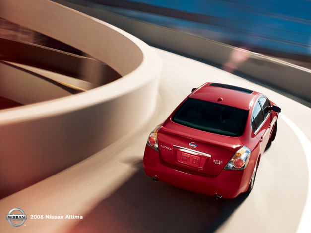 Обои картинки фото nissan, altima, автомобили, datsun