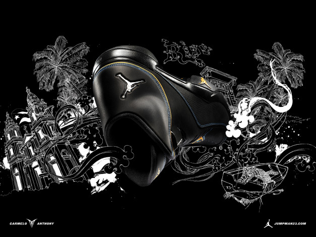 Обои картинки фото nike, melo, m4, бренды