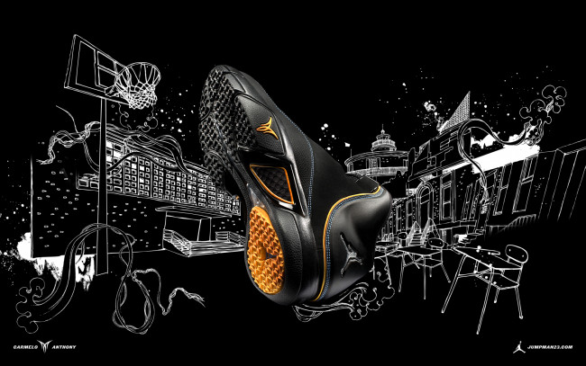 Обои картинки фото nike, melo, m4, бренды