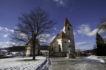 Картинка города католические соборы костелы аббатства semriach