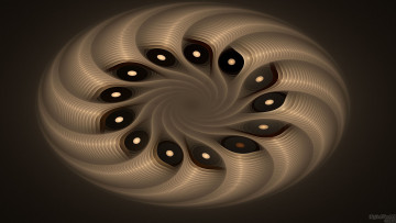 Картинка 3д графика fractal фракталы узор