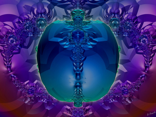 Обои картинки фото 3д, графика, fractal, фракталы, узор