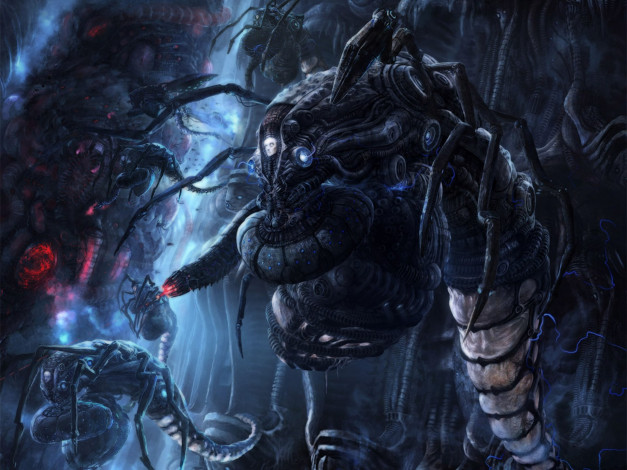 Обои картинки фото фэнтези, роботы, киборги, механизмы, клешни, механизм