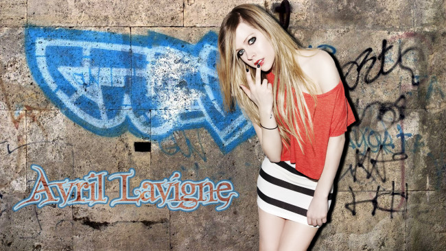 Обои картинки фото музыка, avril, lavigne