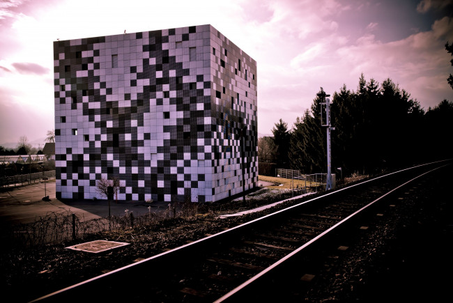 Обои картинки фото разное, сооружения, постройки, graz, куб