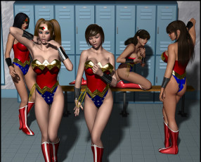 Картинка 3д графика people люди девушки