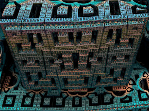 Картинка 3д графика fractal фракталы цвета узор фон