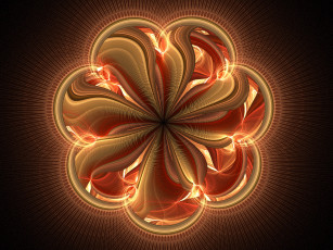 Картинка 3д графика fractal фракталы цвета узор фон