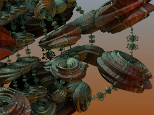 Картинка 3д графика fractal фракталы фон узор цвета