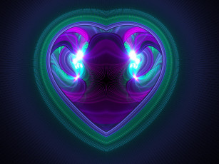 Картинка 3д графика fractal фракталы фон узор цвета