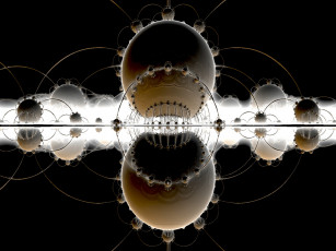 Картинка 3д графика fractal фракталы узор цвета фон