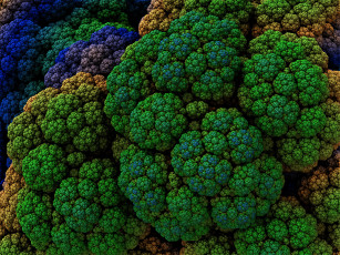 Картинка 3д графика fractal фракталы узор фон