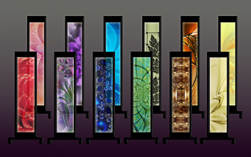 Картинка 3д графика fractal фракталы фон цвета узор