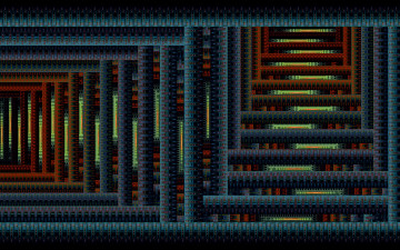 Картинка 3д графика fractal фракталы фон цвета узор