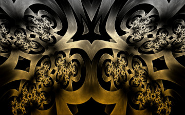 Картинка 3д графика fractal фракталы фон цвета узор