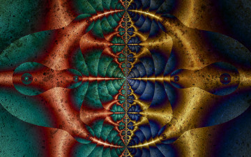 Картинка 3д графика fractal фракталы фон узор цвета