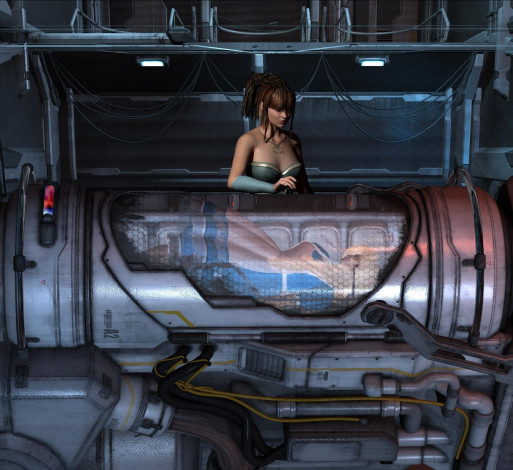 Обои картинки фото 3д, графика, fantasy, фантазия, девушка