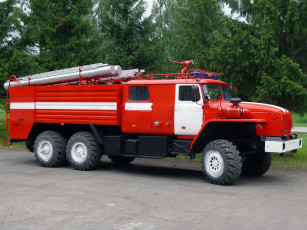 обоя автомобили, пожарные машины, 4320, урал, ац-9-0-40