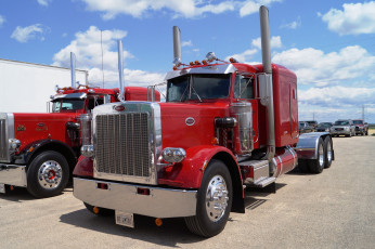 Картинка 1987+peterbilt+truck+model+359 автомобили peterbilt company сша тягачи классические седельные грузовики motors